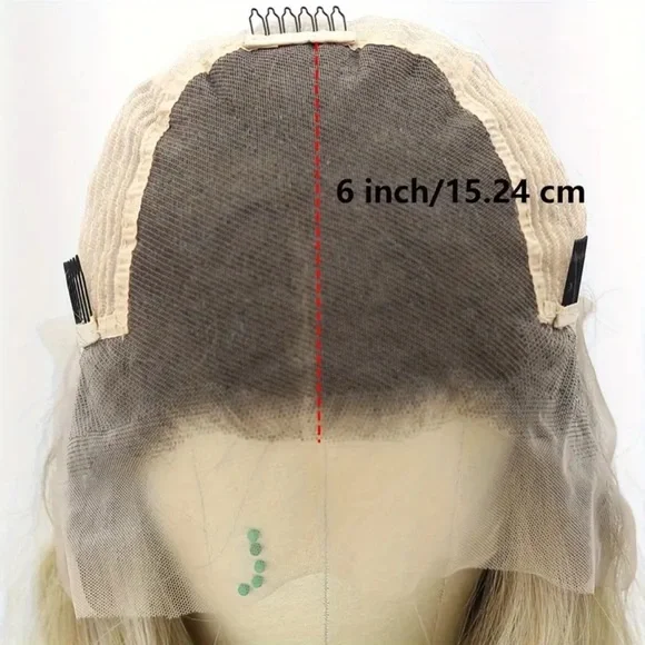 Pre plucked lace front pink and black ombré wig high quality